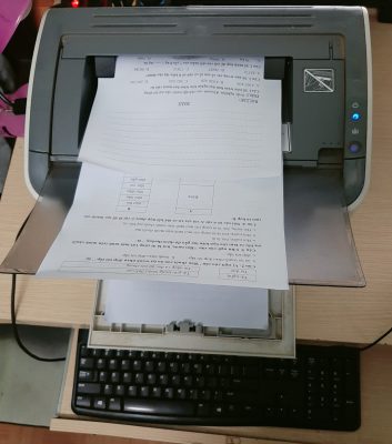 Lỗi máy in kéo nhiều tờ giấy cùng lúc